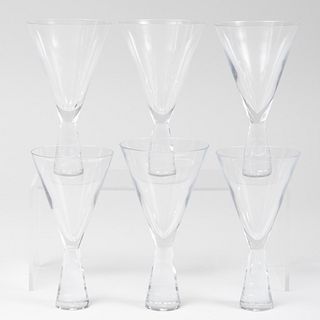 Set of Six Gucci Wine Glasses