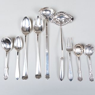 Group of Tiffany & Co. and American Silver Serving Pieces