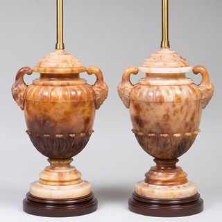 Pair of Composite Table Lamps