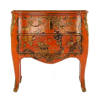 Maitland-Smith Louis XV Style Japanned Commode