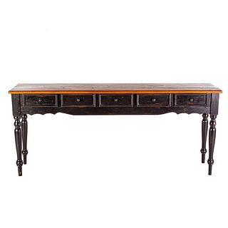 Pine Country Distressed Sofa Table