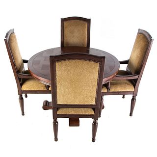 Distressed Wood Tavern / Games Table with Chairs