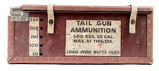 Tail Gun Ammo Box .50 Caliber 