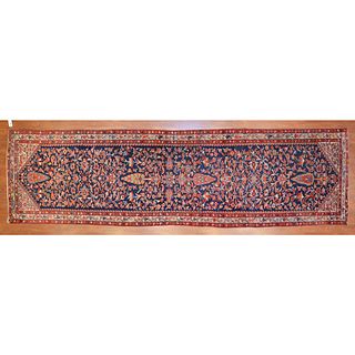 Antique Malayer Runner, Persia, 3.11 x 14.3