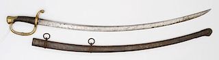 French M-1840 Artillery Officer's Sword 