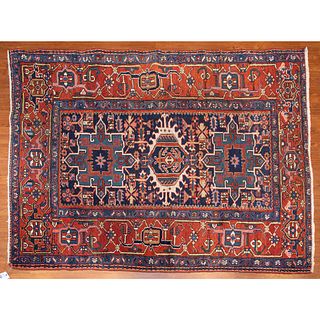 Antique Karaja Rug, Persia, 4.7 x 5.11