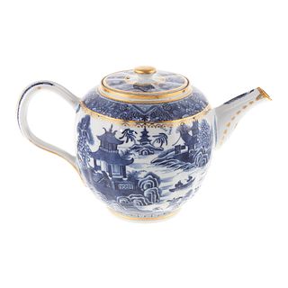 Chinese Export Nanking Globular Teapot