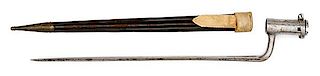 Model 1771 Socket Bayonet with Scabbard 