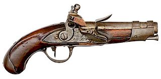 Model 1770 Marchussee Police Single-Shot Flintlock Pistol, Maubeuge 