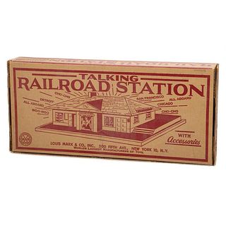 Marx 4418 Talking Railroad Station