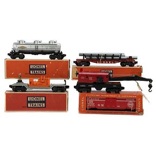 Lionel 6470, 6560, 6611, 3620 Freight Cars