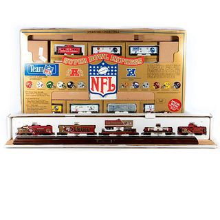 HO Scale 49ers Commemorative Set, NFL Super Bowl Express