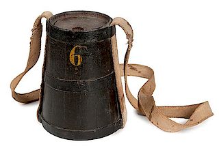 Early Wooden Barrel Canteen, 1800 - 1830 