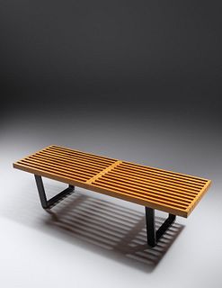 George Nelson & Associates
(American, 1908-1986)
Slat Bench, model 4690