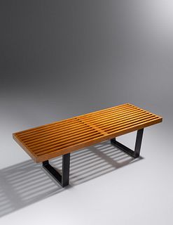 George Nelson & Associates
(American, 1908-1986)
Slat Bench, model 4690