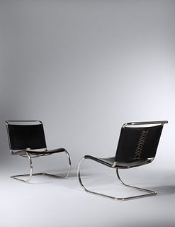Mies van der Rohe
(German/American, 1886-1969)
Pair of MR30 Lounge Chairs