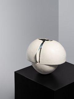 Ruth Duckworth
(German/American, 1919-2009)
Untitled Split Sphere with Blade, c. 1975from the Reveal/Conceal Series