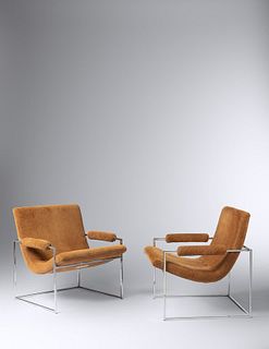 Milo Baughman
(American, 1923-2003)
Pair of Lounge Chairs