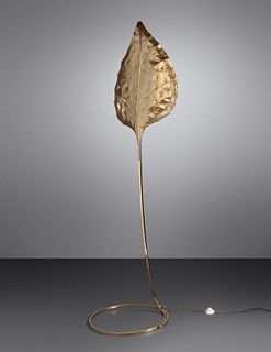 Tommaso Barbi
(Italian, 20th Century)
Foglia Floor Lamp, c. 1970