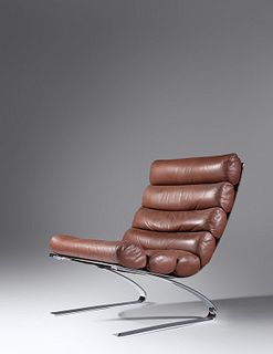 Reinhold Adolf and Hans-Jorgen Schropfer
(German, 20th Century | German, 20th Century)
Sinus Lounge Chair and Ottoman, c. 2016