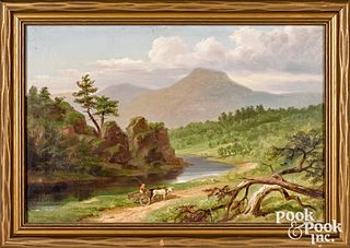 Russell Smith oil on canvas Vermont landscape