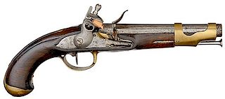 Model An VIII Single-Shot Flintlock Pistol by T. B 