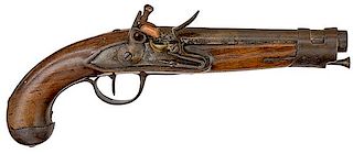 Model An II Single-Shot Flintlock Pistol Dated An 3 