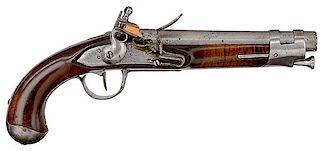 Model An II Single-Shot Flintlock Pistol 