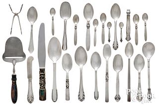 Georg Jensen sterling silver flatware and utensils