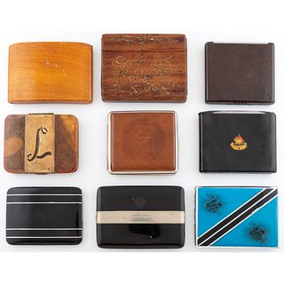 Nine Cigarette Cases