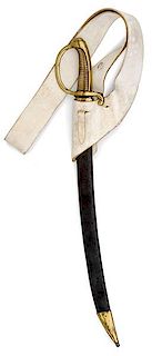 Model An XI Briquet or Short Sword with Buff Shoulder Sling 