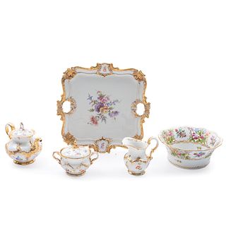A Meissen Porcelain Tea Service 