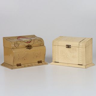 Two Victorian Vanity Boxes