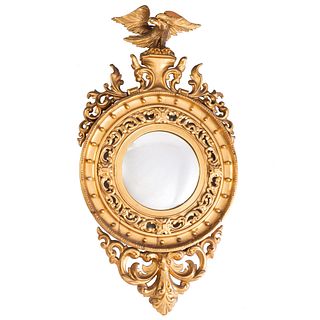 A Regency Style Giltwood Bullseye Mirror