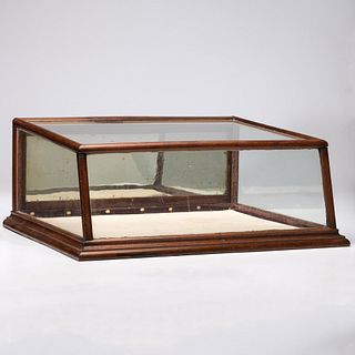 A Wooden Frame Countertop Display Case