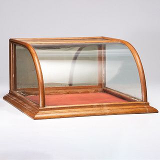 A Domed Wooden Frame Display Case