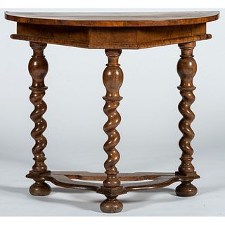 A Continental Barley Twist Console Table