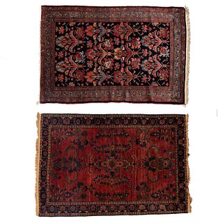 Two Persian Rugs, Including a Lilihan