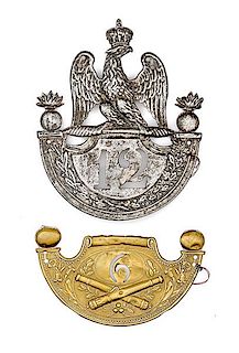 1st Empire Model 1812 12th Grenadier Regiment Enlisted Shako Plate and More 