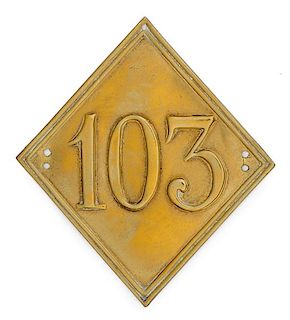 1st Empire Model 1806 103rd Infantry Shako Plate 