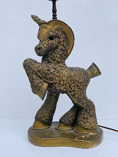 Unicorn Table Lamp by Reglor of CA