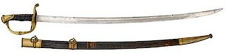 Model 1821 Foot Officer's Sword, Klingenthal  
