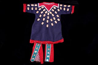 Apsaalooke Crow Elk Teeth Dress 1900-1950's