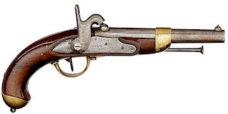 Model 1822 T & T Bis Percussion Single-Shot Pistol with 1842 Presentation 