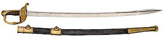 Model 1837 Chasseurs de Vincennes Officer's Sword by Klingenthal 