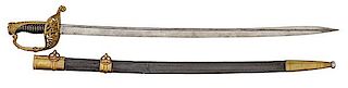 Model 1845 Marine Infantry Superior Officer's Sword  