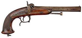 Model 1833 2nd Pattern Officer's Single-Shot Percussion Pistol by Chatellerault 