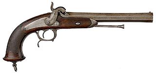 Model 1833 2nd Pattern Type I Officer's Single-Shot Percussion Pistol 