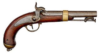 Model 1837 Marine Single-Shot Percussion Pistol, Tulle 