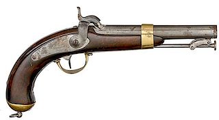 Model 1837 Marine Single-Shot Percussion Pistol, Chatellerault 